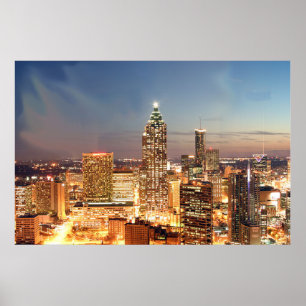 Poster Atlanta la Géorgie