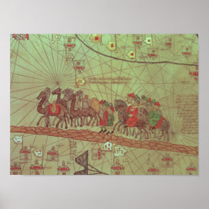 Poster Atlas catalan, détail montrant