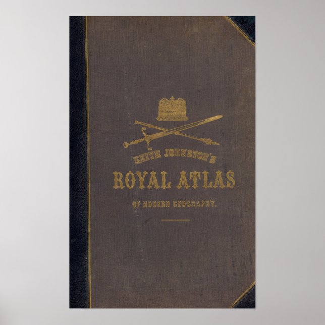 Poster atlas royal de la géographie moderne (Devant)