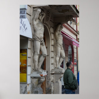 Poster Atlas Statues - Art classique et vie urbaine