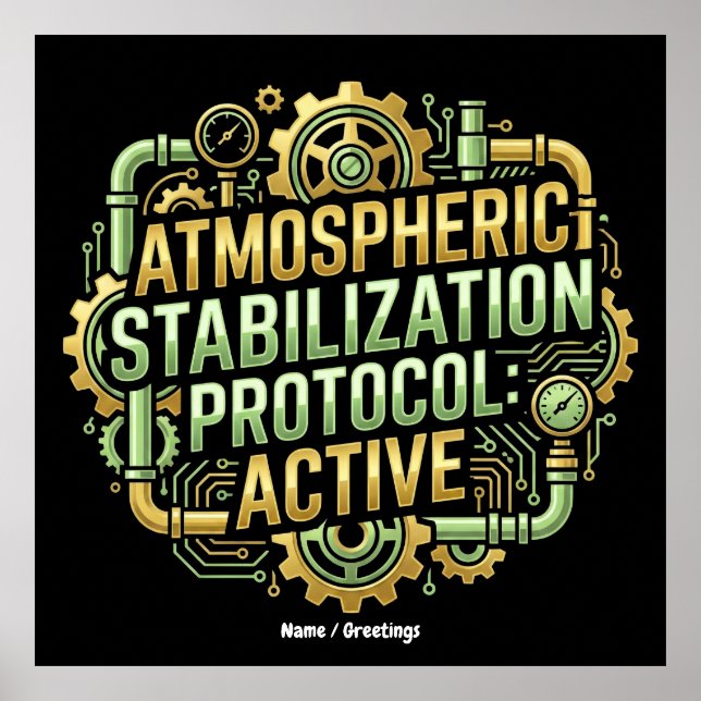 Poster Atmospheric Stabilization Protocol Active  (Devant)