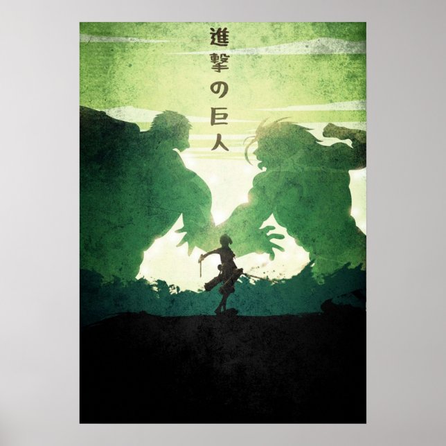 Poster attaque contre titan design 35 (Devant)
