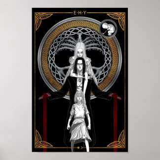 Poster Attaque contre titan eren et ymir