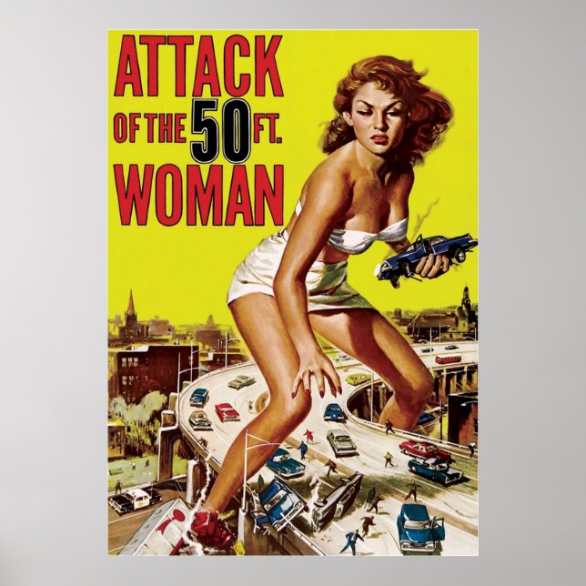 Poster Attaque De La Femme De 50 Pieds (Devant)