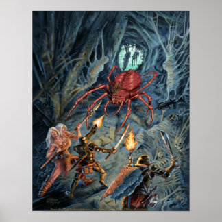 Poster Attaque de l'araignée du diable