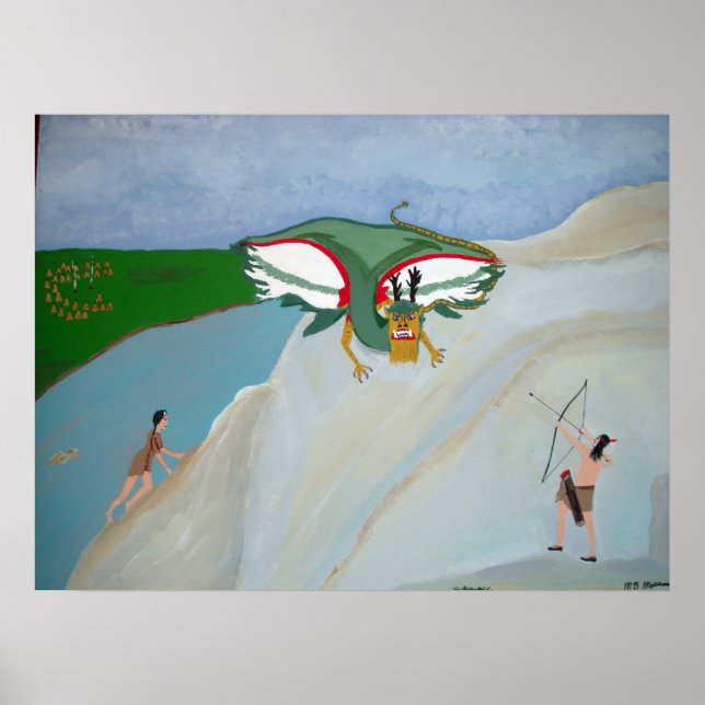 Poster Attaque de l'oiseau Piasa (Devant)