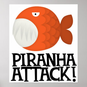 Poster attaque de piranha !