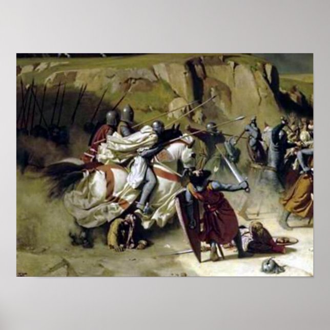 Poster Attaque des Chevaliers du temple 02 (Devant)