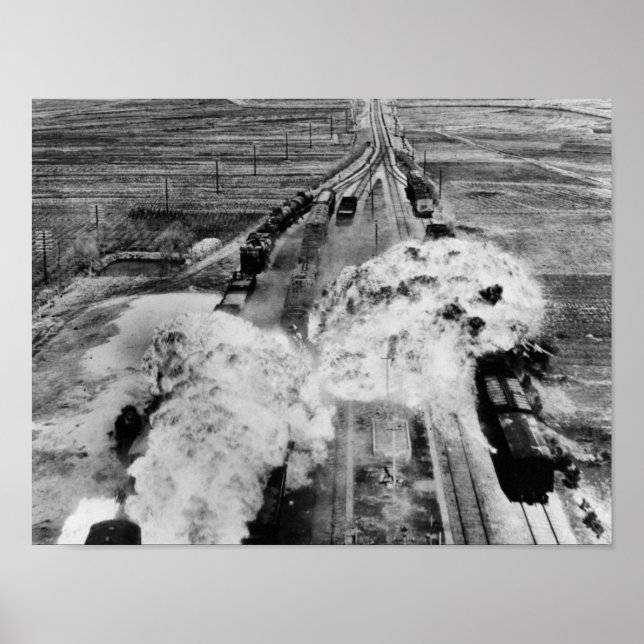 Poster Attaque ferroviaire (Devant)