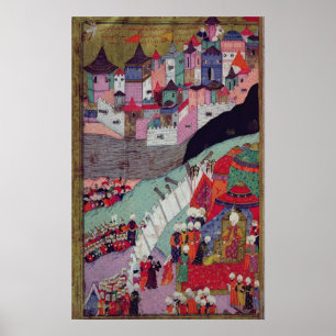 Poster Attaque sur Belgrade en 1521