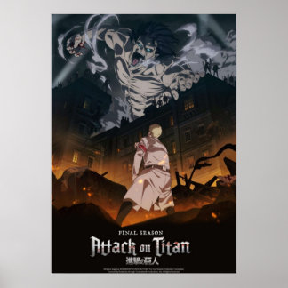 Poster Attaque Sur Titan Saison 4 Dernière