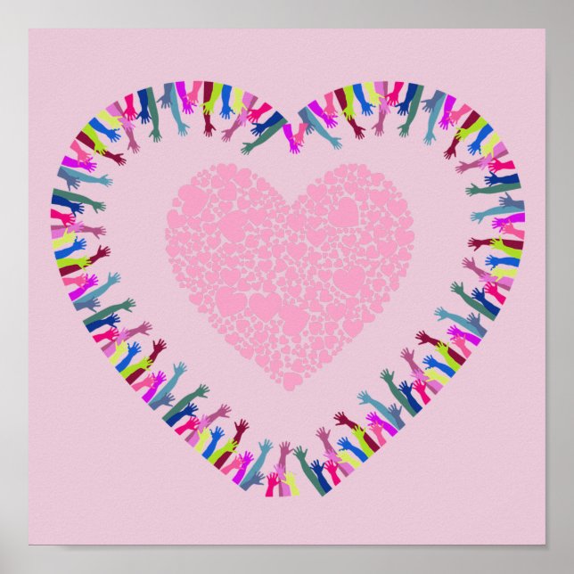 Poster Atteindre pour l'amour (Devant)