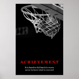Poster Atteinte Motivationnelle Basketball