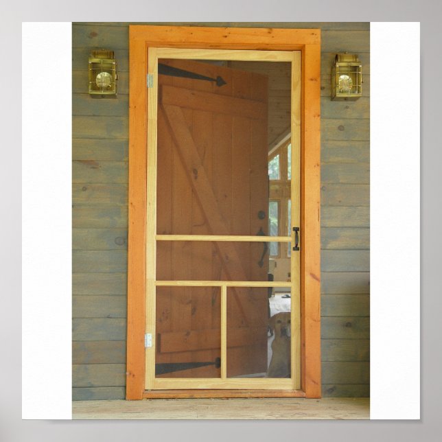 Poster Attente À La Porte (Devant)