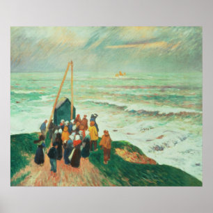 Poster Attente du retour des pêcheurs