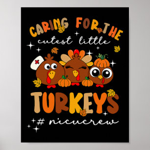 Poster Attention Pour Les Petites Dindons Les Plus Cuttes