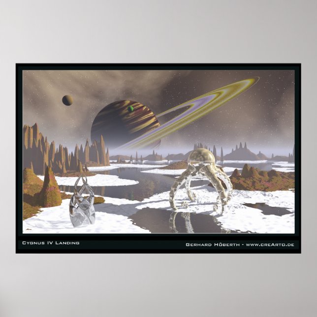 Poster Atterrissage de Cygnus IV (Devant)