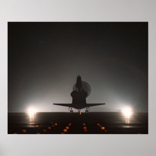Poster Atterrissage de la navette spatiale Atlantis (STS-