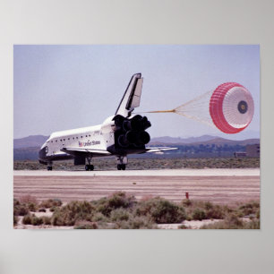 Poster Atterrissage de la navette spatiale (STS-49)