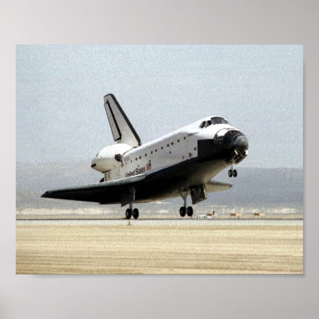 Poster Atterrissage de la navette spatiale (STS-67) (Devant)