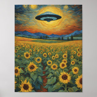 Poster Atterrissage de Van Gogh
