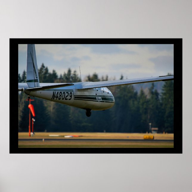 Poster Atterrissage du planeur (Devant)