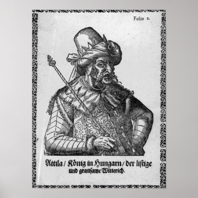 Poster Attila le Hun (Devant)