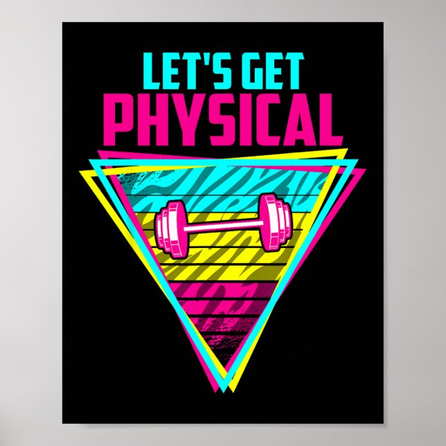 Poster Attractions physiques - Fitness Fitness 80's (Devant)