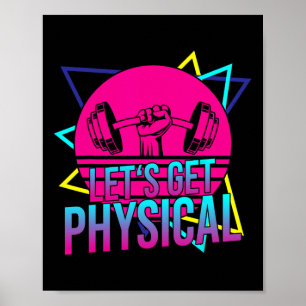 Poster Attractions physiques - Fitness Fitness 80's Worko