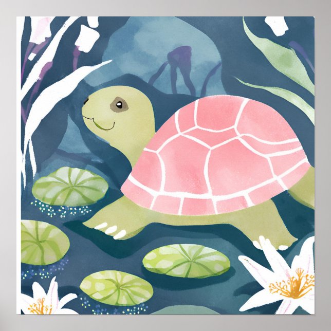 Poster Attrape-moi si tu peux la tortue (Devant)