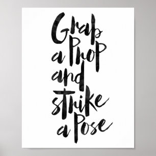 Poster Attrapez Une Prop Et Grattez Une Pose