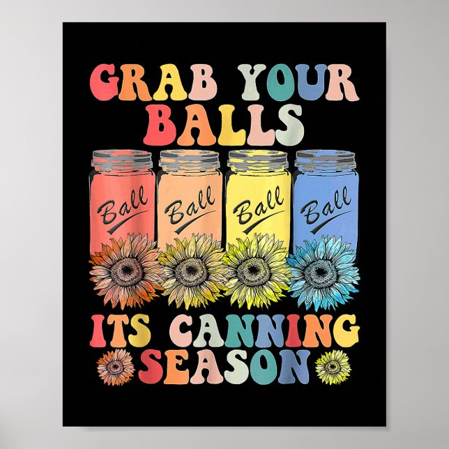 Poster Attrapez Vos Boules Sa Saison De Canning Hippie2 (Devant)