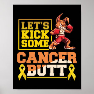 Poster Attrapons le cancer mais le cancer de l'enfant