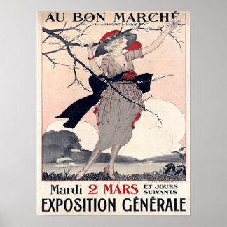 Poster Au Bon Marche