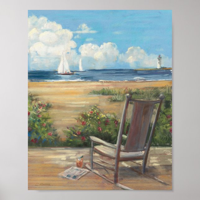 Poster Au bord de la mer (Devant)