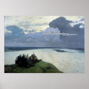 Poster Au calme éternel par Isaac Levitan