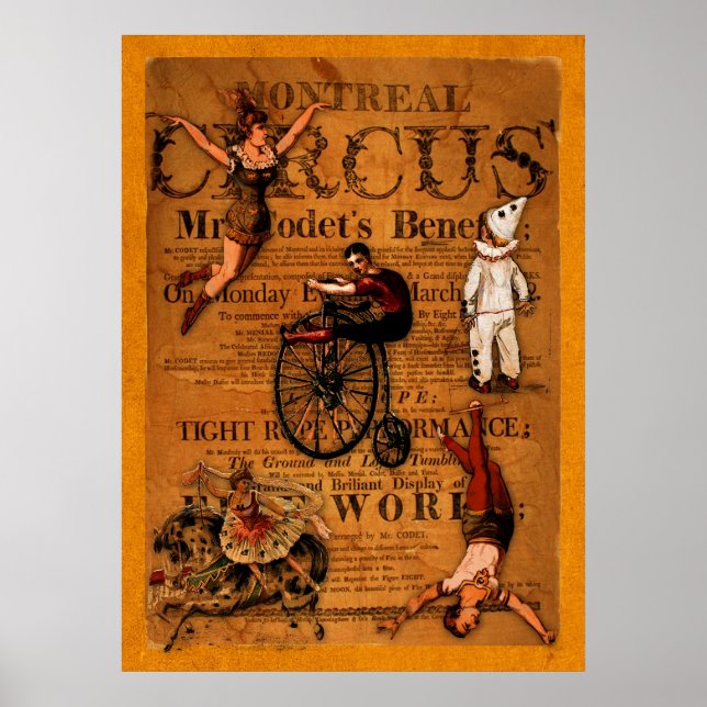 Poster Au cirque (Devant)
