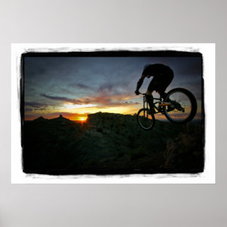 Poster Au coucher du soleil