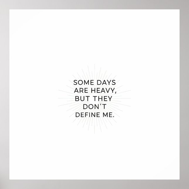 Poster Au-delà des jours difficiles (Devant)