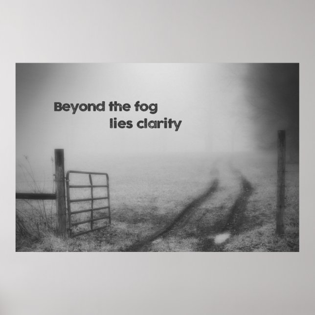 Poster Au-delà du brouillard, la clarté (Devant)