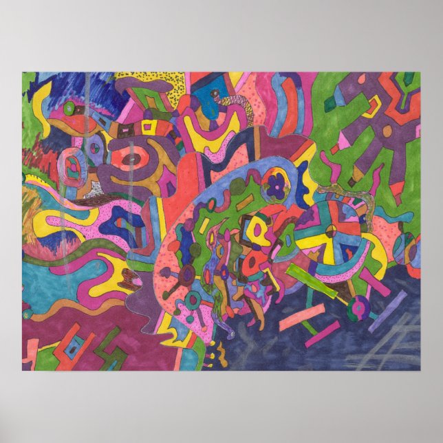 Poster "Au-dessus de la tempête" 24x18 (Devant)