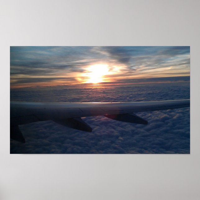 Poster Au-dessus de l'aile (Devant)