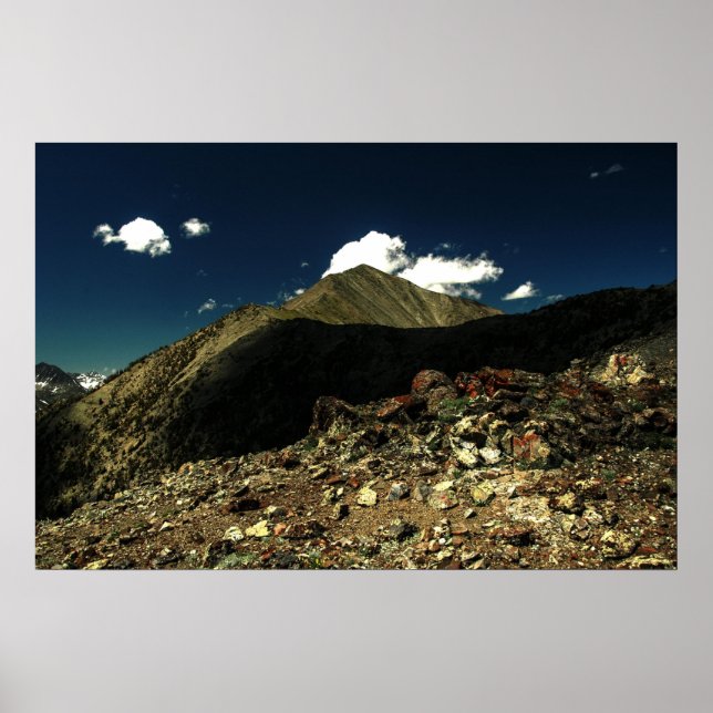 Poster Au-dessus des chèvres (Devant)