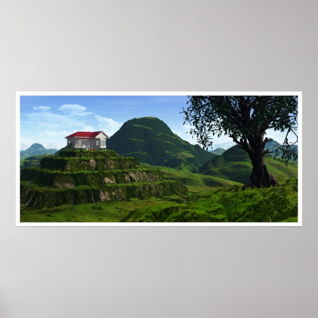 Poster Au-dessus des collines (Devant)