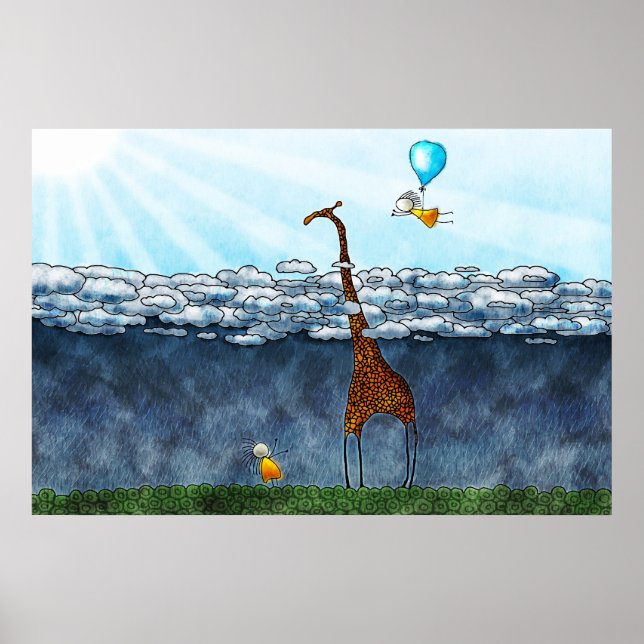 Poster Au-Dessus Des Nuages (Devant)