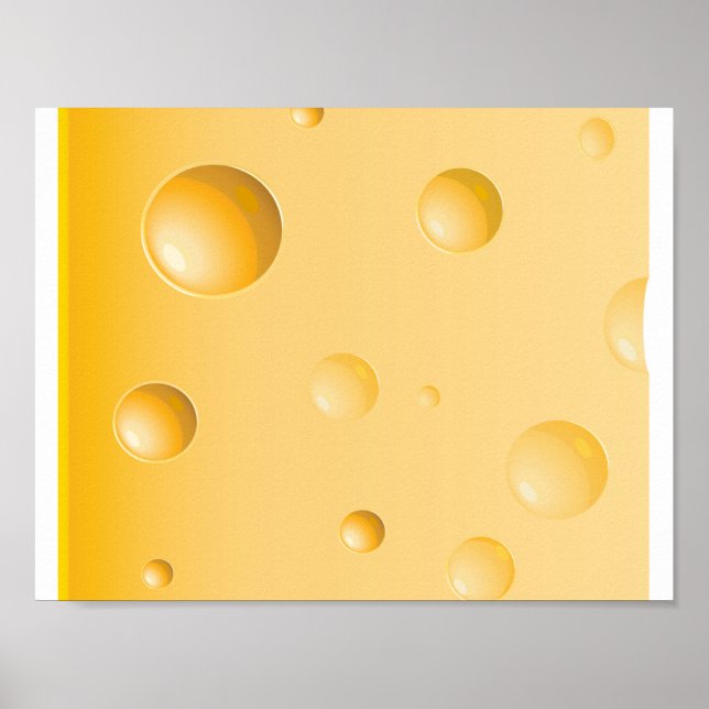 Poster au fromage Gruyere (Devant)