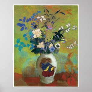 Poster Au Guerrier Japonais, 1905 de vase