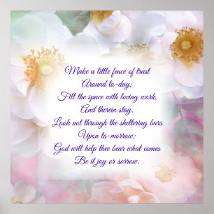 Poster Au jour le jour de l'aide de Dieu