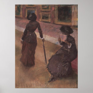 Poster Au Louvre