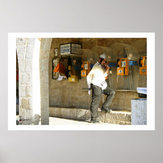 Poster Au téléphone